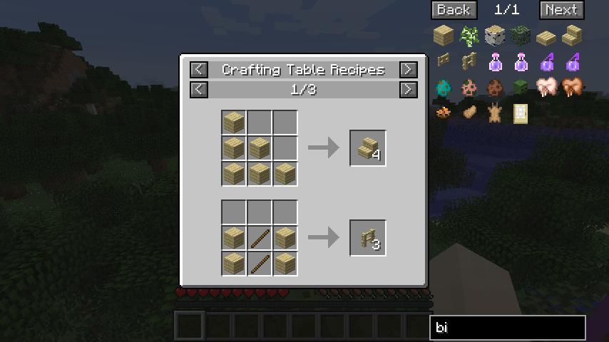 Мод на крафты для Майнкрафт